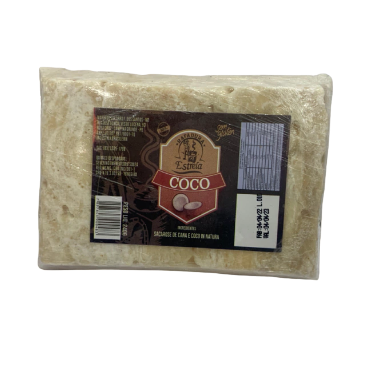 Rapadura Estrela Batida de Coco