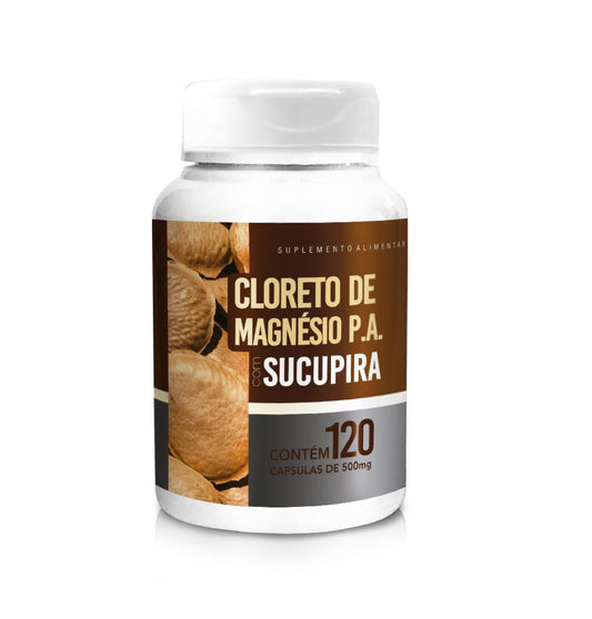 Cápsula Cloreto De Magnesio P.A  C/ Sucupira Natuvite 120 caps