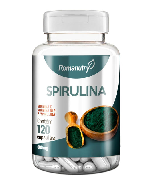 Cápsula de Spirulina Romanutry 120 caps