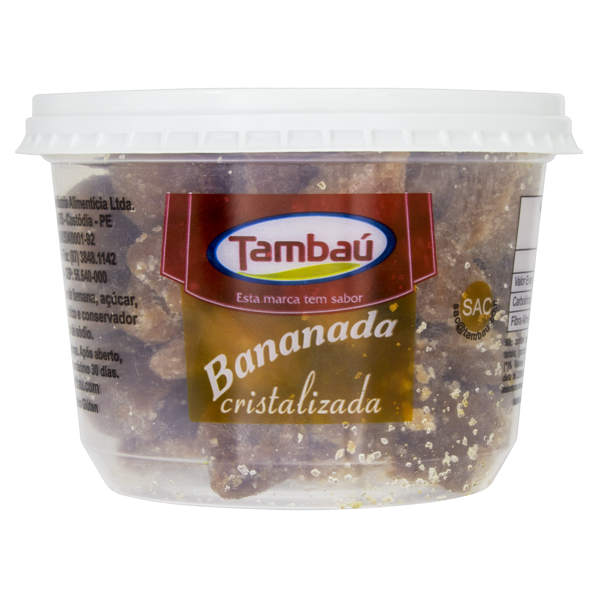 Doce Bananada Cristalizada Tambaú