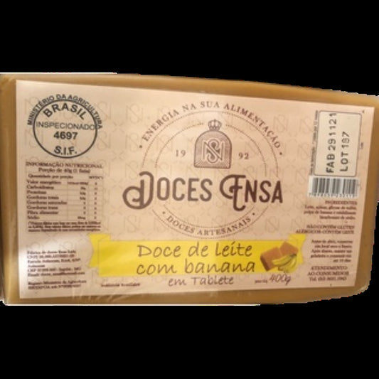 Doce de Leite Ensa Barra Artesanal com Banana