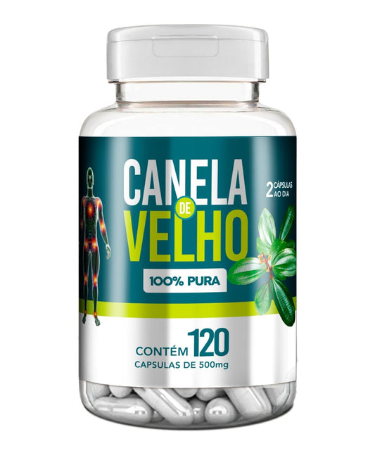 Cápsula Canela de velho 100% pura Natuvite 120 caps