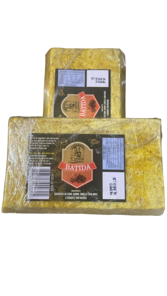 Rapadura Estrela Batida Cravo e Canela