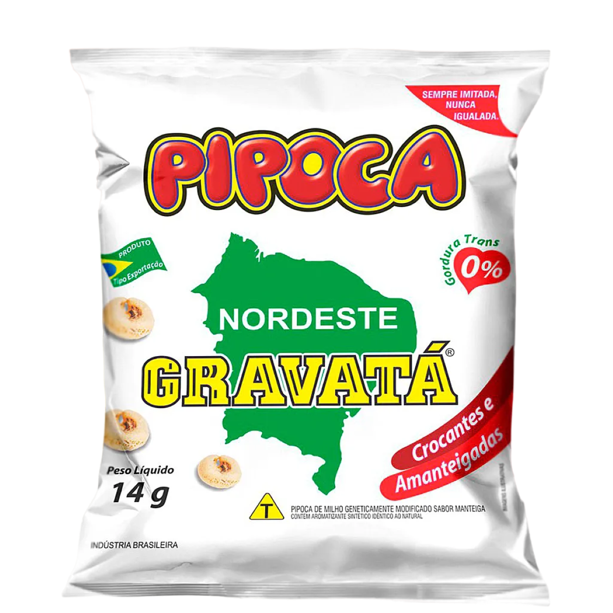 Pipoca Gravatá Amanteigada Pequena