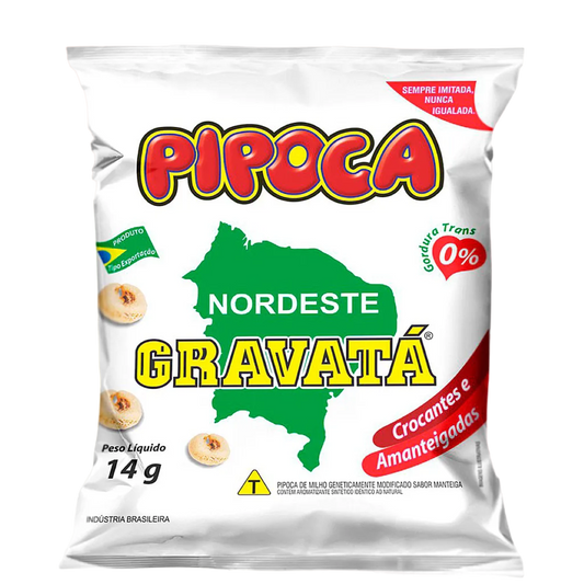 Pipoca Gravatá Amanteigada Pequena