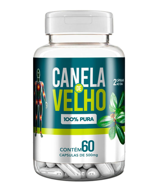 Cápsula Canela de velho 100% pura Natuvite 60 caps