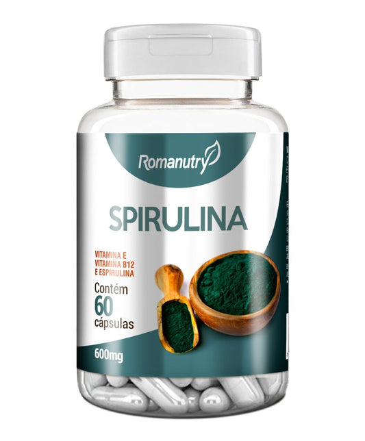 Cápsula de Spirulina Romanutry 60 caps