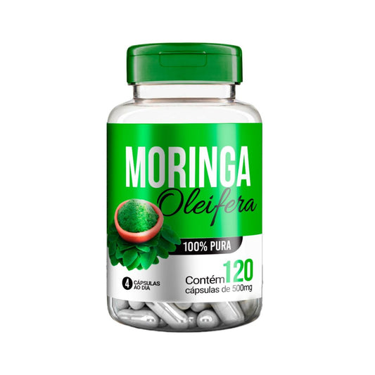Cápsula de Moringa Oleifera 100% pura Natuvite 120 caps