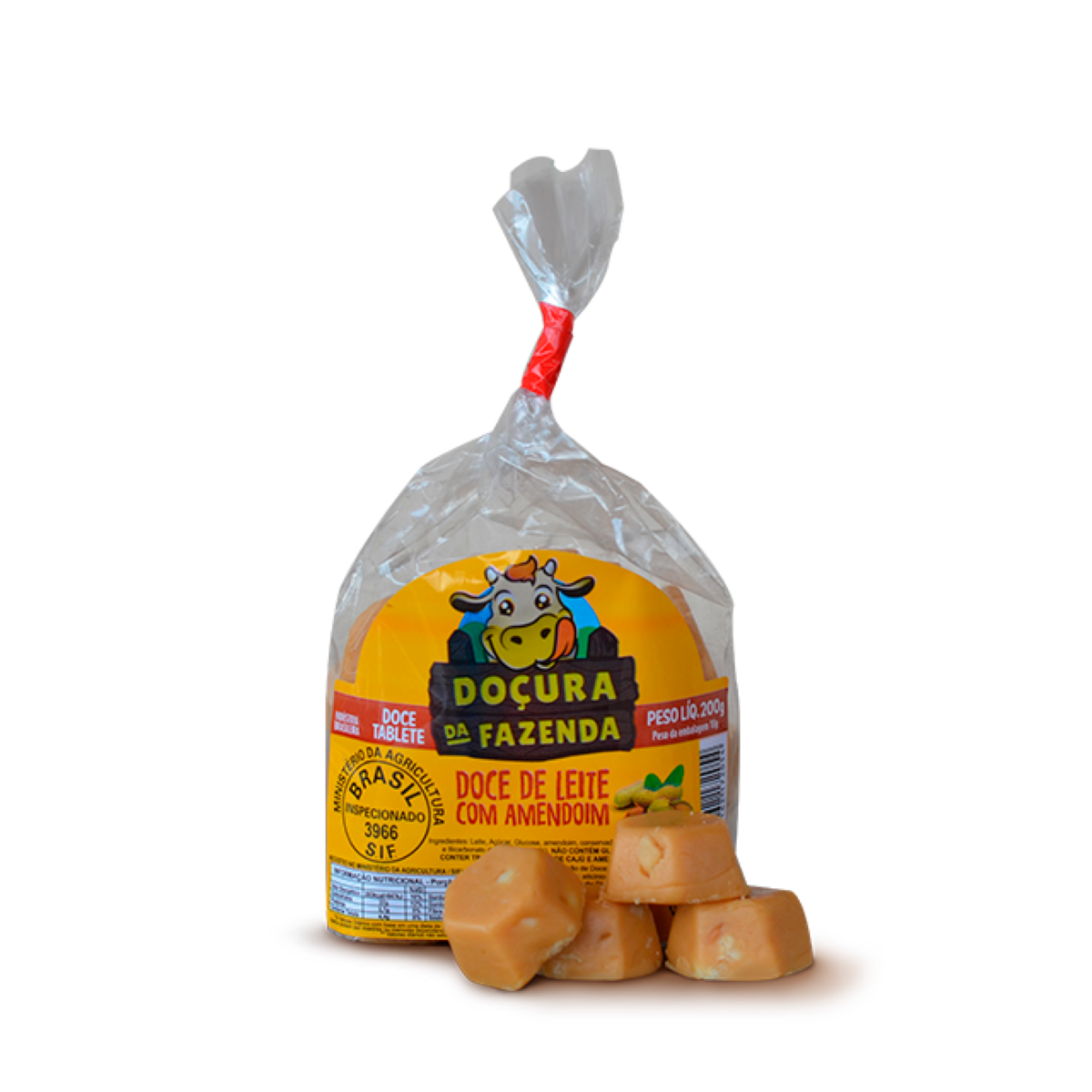 Doce de Leite Doçura da fazenda com Amendoim