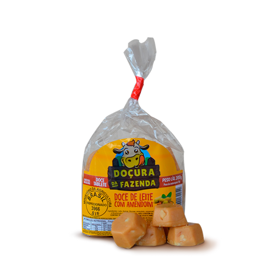 Doce de Leite Doçura da fazenda com Amendoim