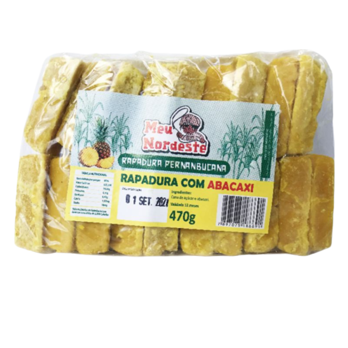 Rapadura Mini com Abacaxi Meu Nordeste
