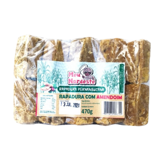 Rapadura Mini com Amendoim Meu Nordeste