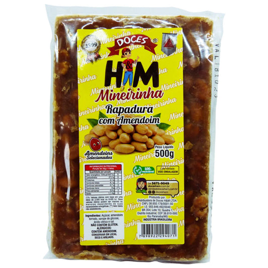 Rapadura com amendoim H&M