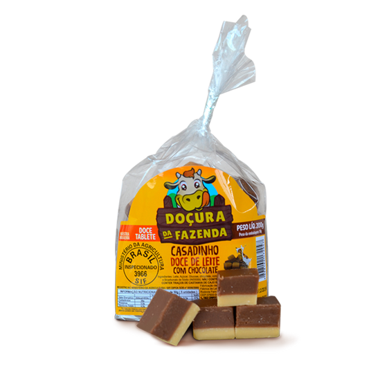 Doce de Leite Doçura da fazenda Casadinho com Chocolate
