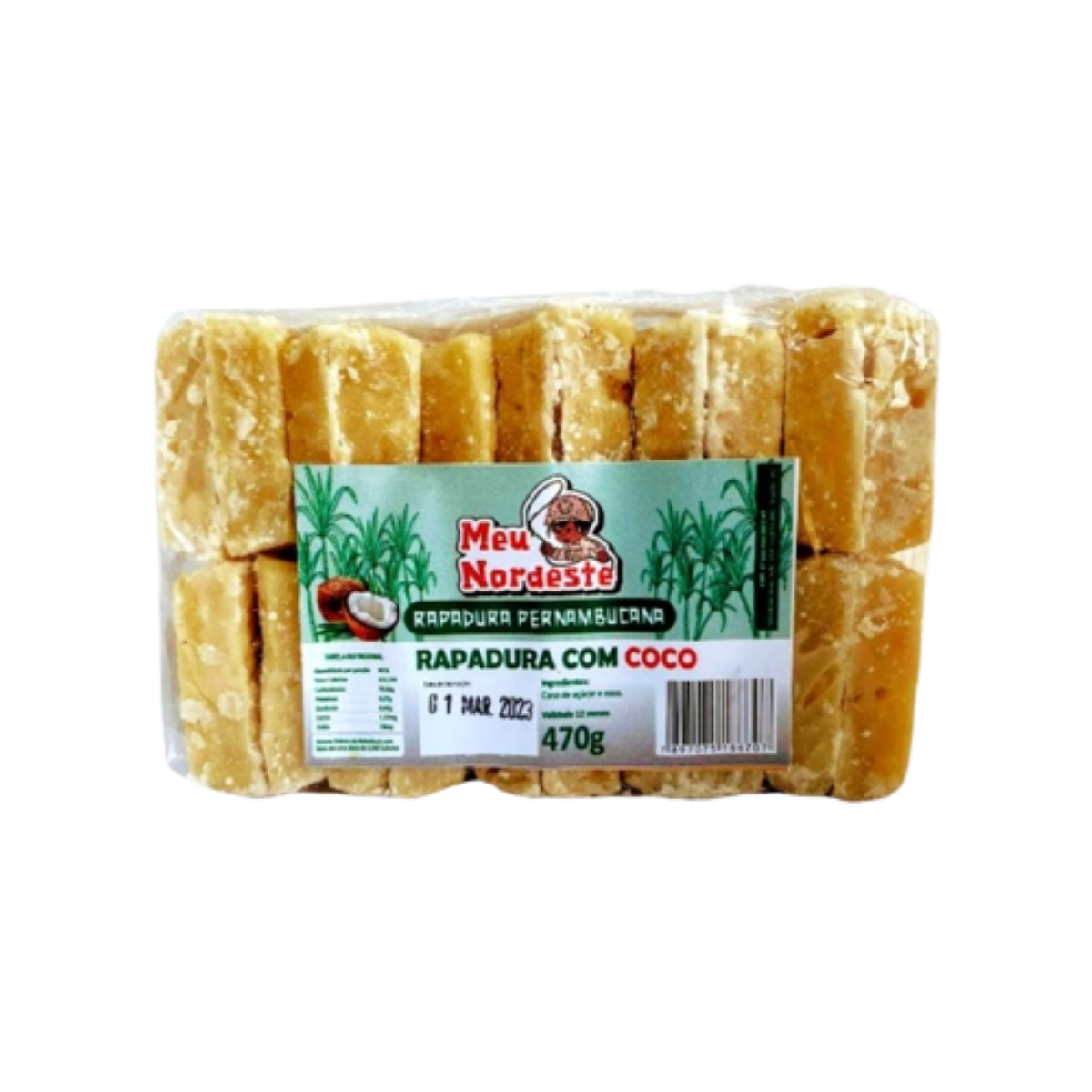 Rapadura Mini com Coco Meu Nordeste