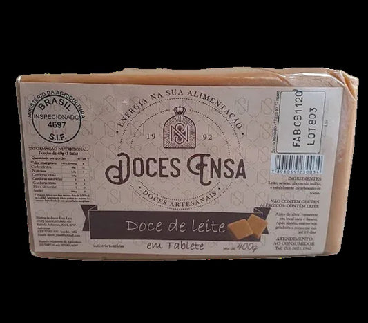 Doce de Leite Ensa Barra Artesanal Puro