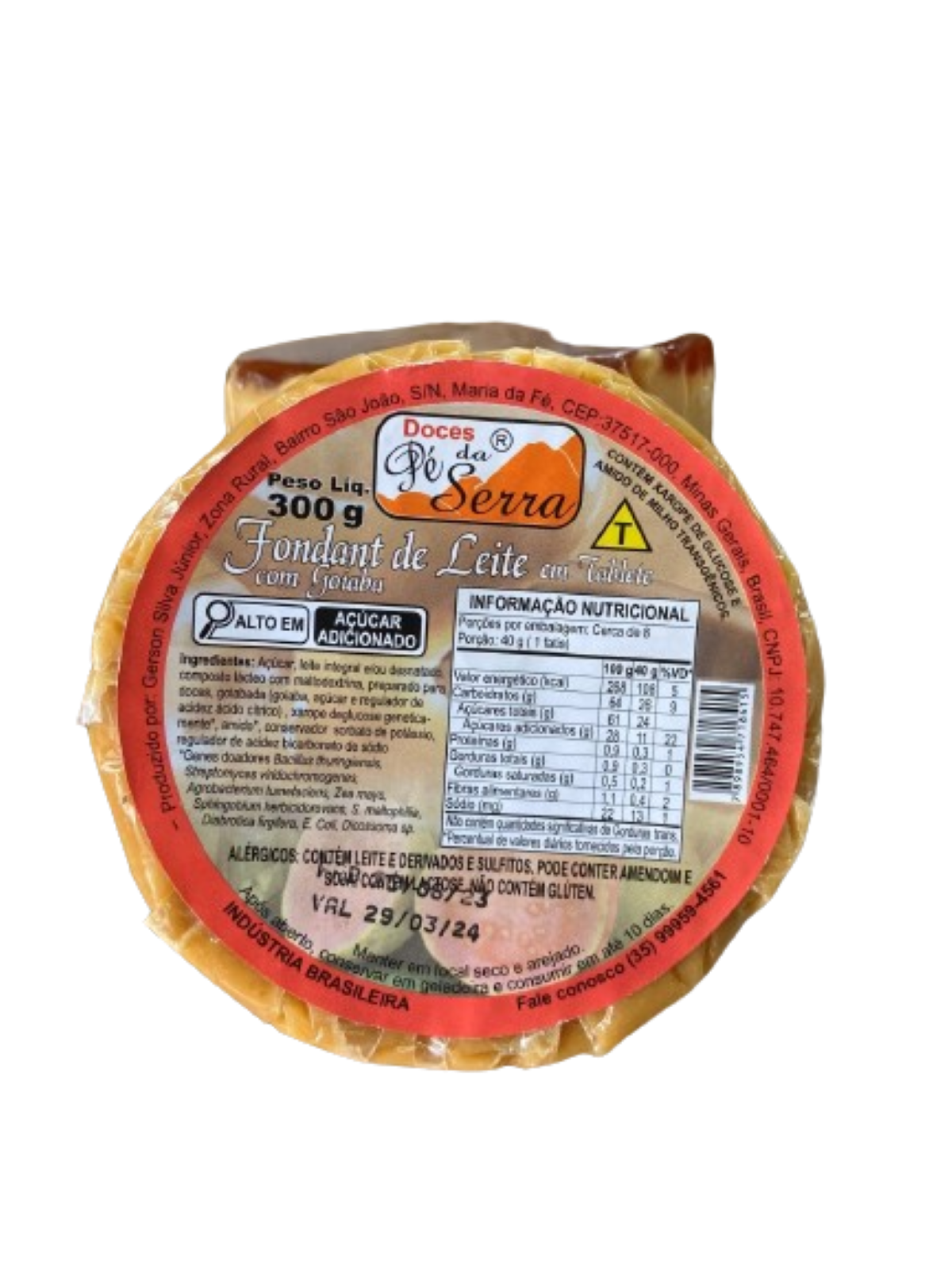 Doce de Leite Pé da serra Redondocom com Goiabada