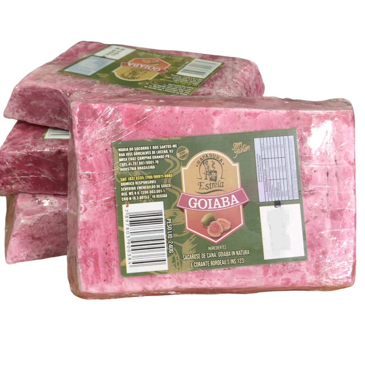 Rapadura Estrela de Goiaba