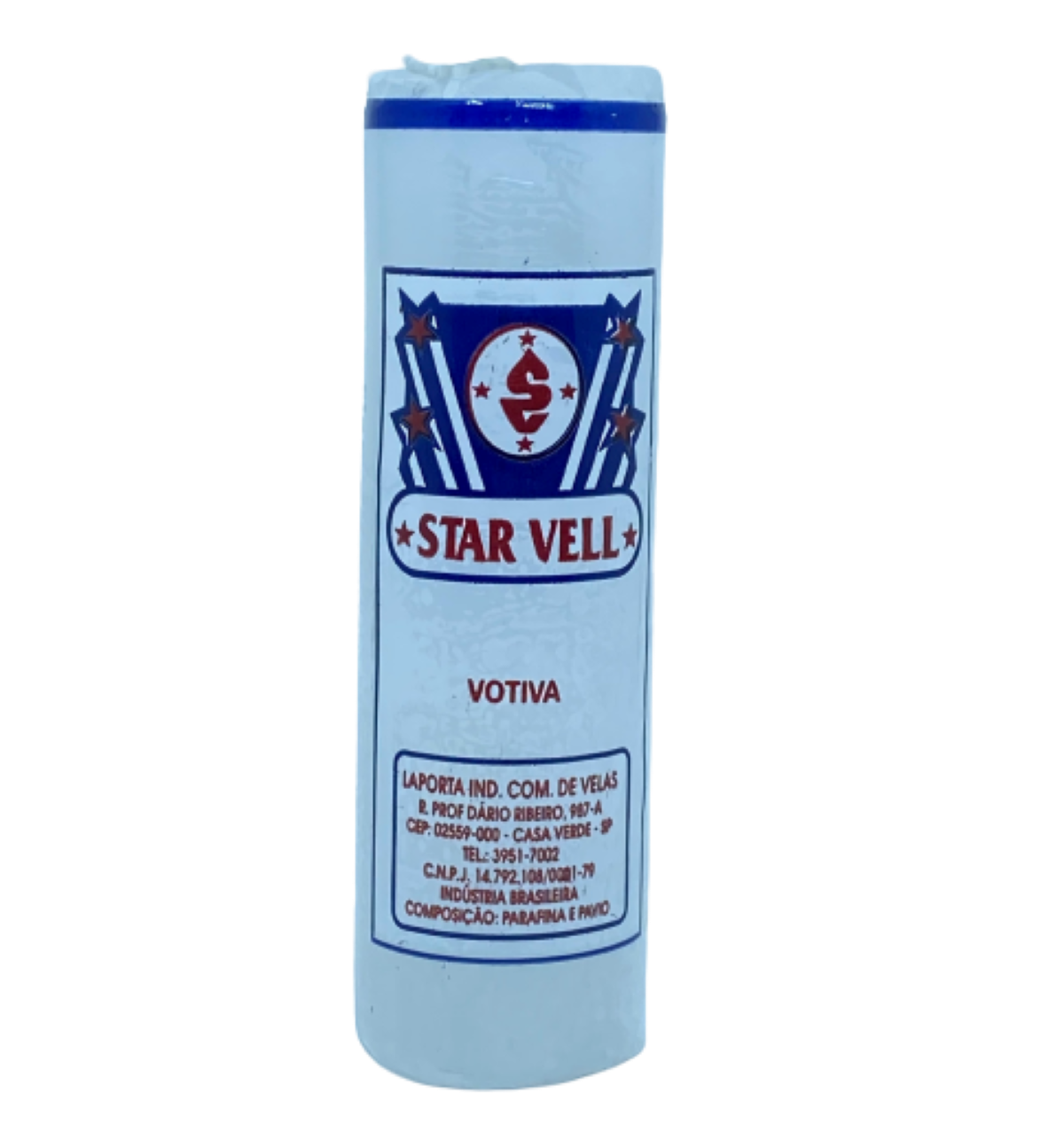 Vela 7 dias STAR VELL VOTIVA BRANCA