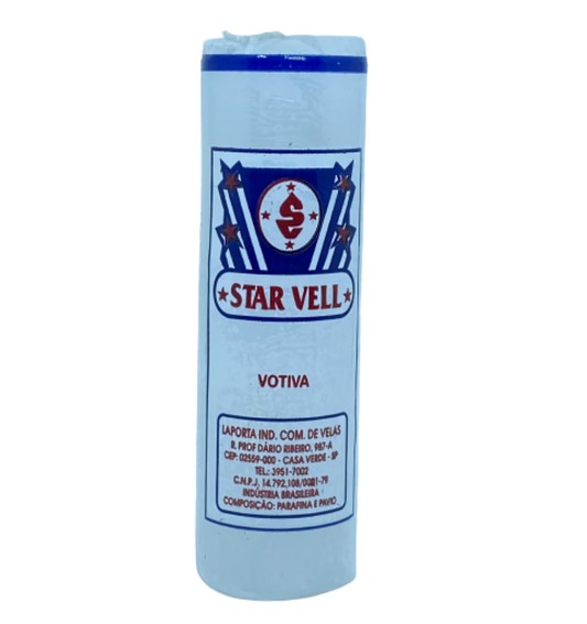 Vela 7 dias STAR VELL VOTIVA BRANCA