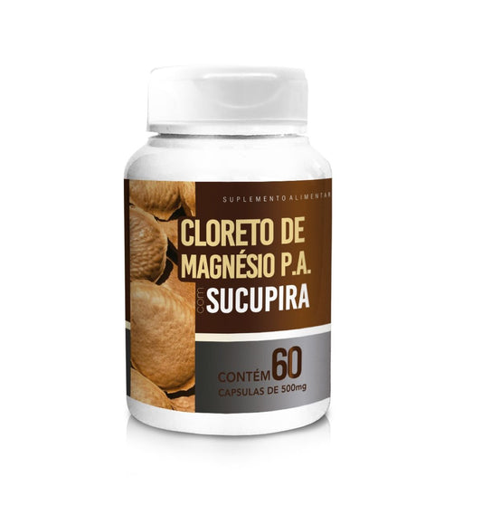 Cápsula Cloreto De Magnesio P.A  C/ Sucupira Natuvite 60 caps