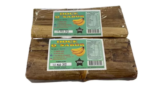 Doce de Banana na Palha Q' Sabor 250g