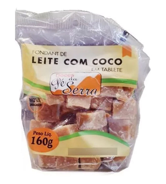 Doce de Leite Pé da serra Cortado com Coco