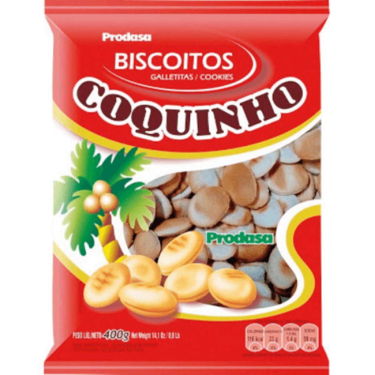 Biscoitos Coquinho Prodasa