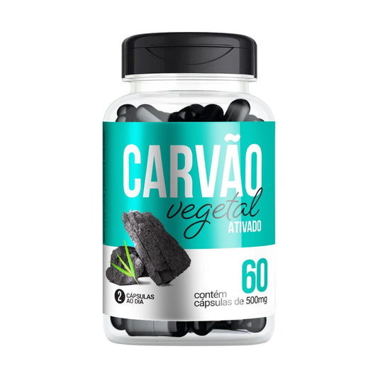 Cápsula Carvão Vegetal ativado Natuvite 60 caps