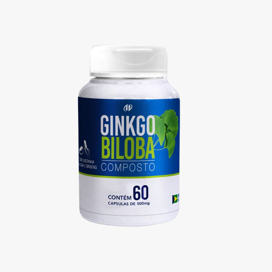 Cápsula Ginkgo biloba Composto Natuvite 60 caps