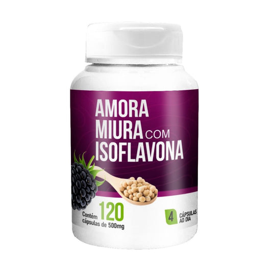 Cápsula Amora Miura C/ Isoflavona Natuvite 120 caps