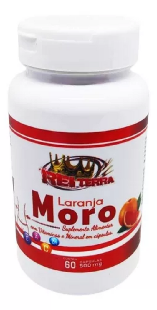 Cápsula Laranja Moro Rei Terra 60 caps