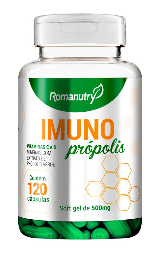 Cápsula Imuno própolis Romanutry 120 caps