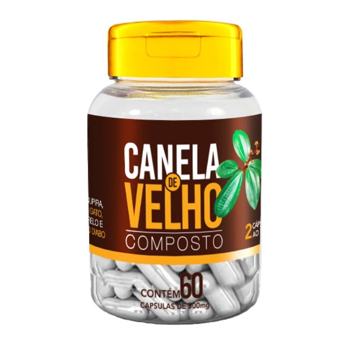 Cápsula Canela de Velho Composto Natuvite 60 caps