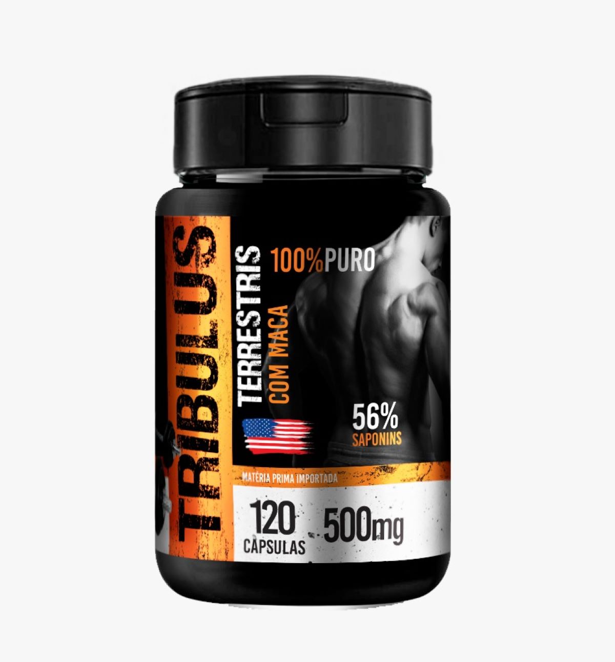 Cápsula Tribulus Terrestris com maca peruana Natuvite 120 caps