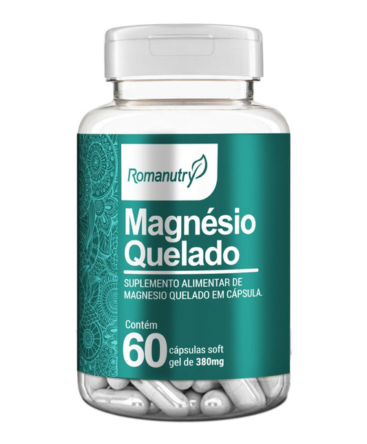 Cápsula Magnésio Quelado Romanutry 60 caps