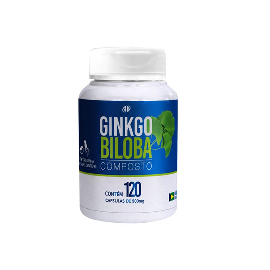 Cápsula Ginkgo biloba Composto Natuvite120 caps