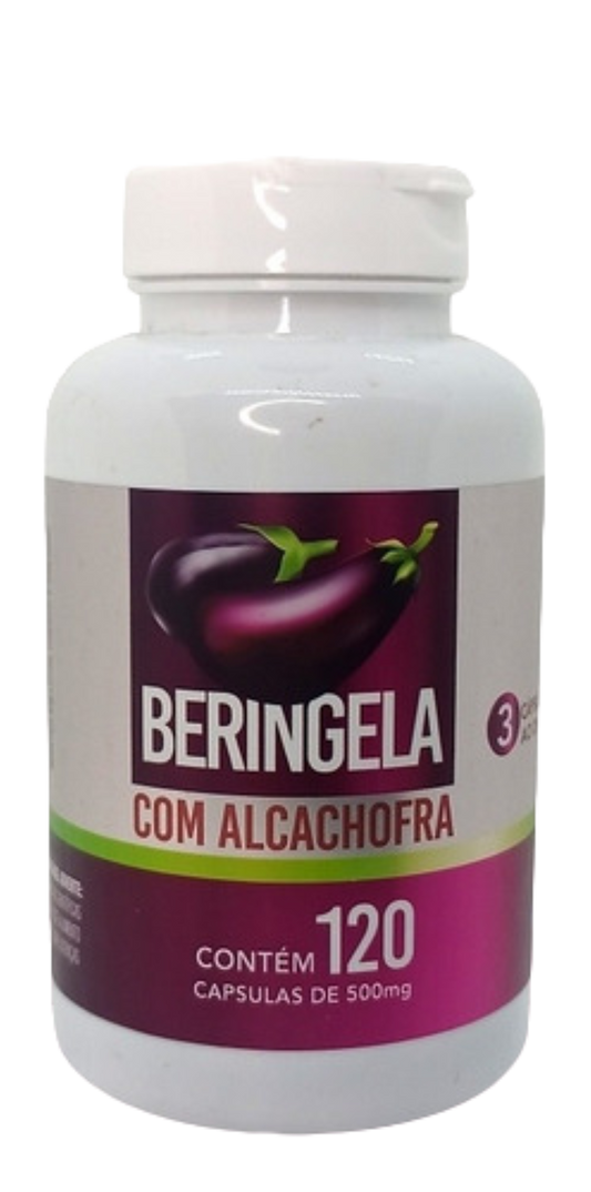 Cápsula Alcachofra Com Beringela Natuvite 120 caps