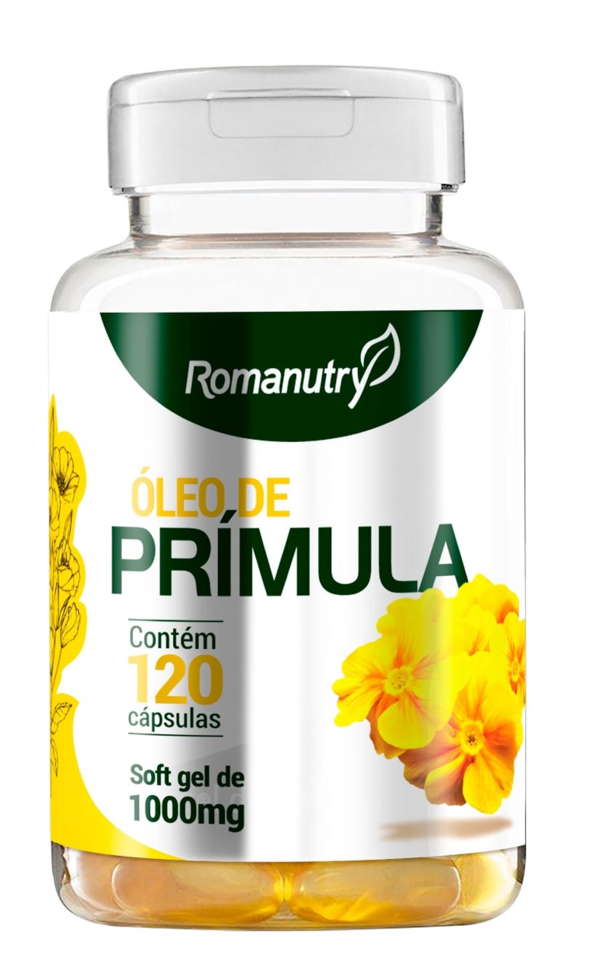 Cápsula Óleo de Prímula Romanutry 120 caps